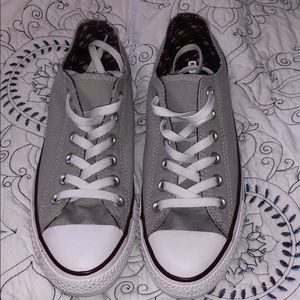 Wolf Grey Converse Low